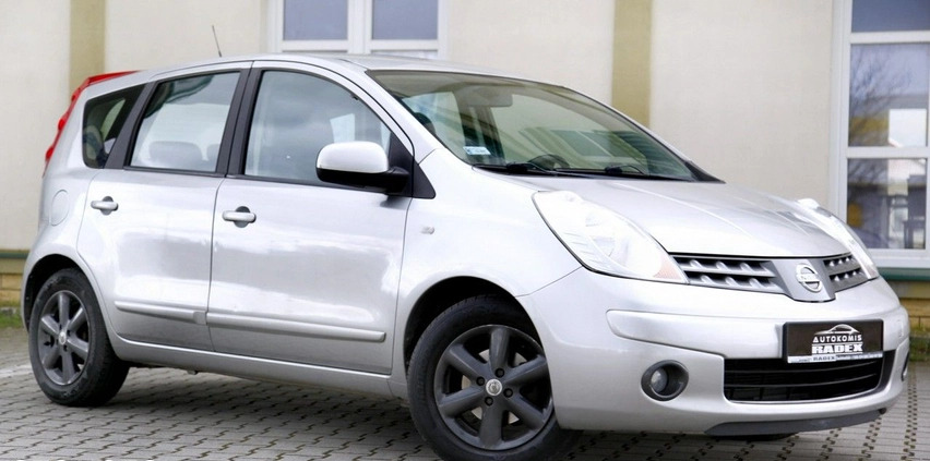 Nissan Note cena 12999 przebieg: 170000, rok produkcji 2008 z Kąty Wrocławskie małe 277